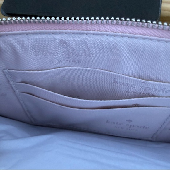 Kate Spade NWT Lucy Medium L-zip Wristlet Tutu Pink - Picture 4 of 4
